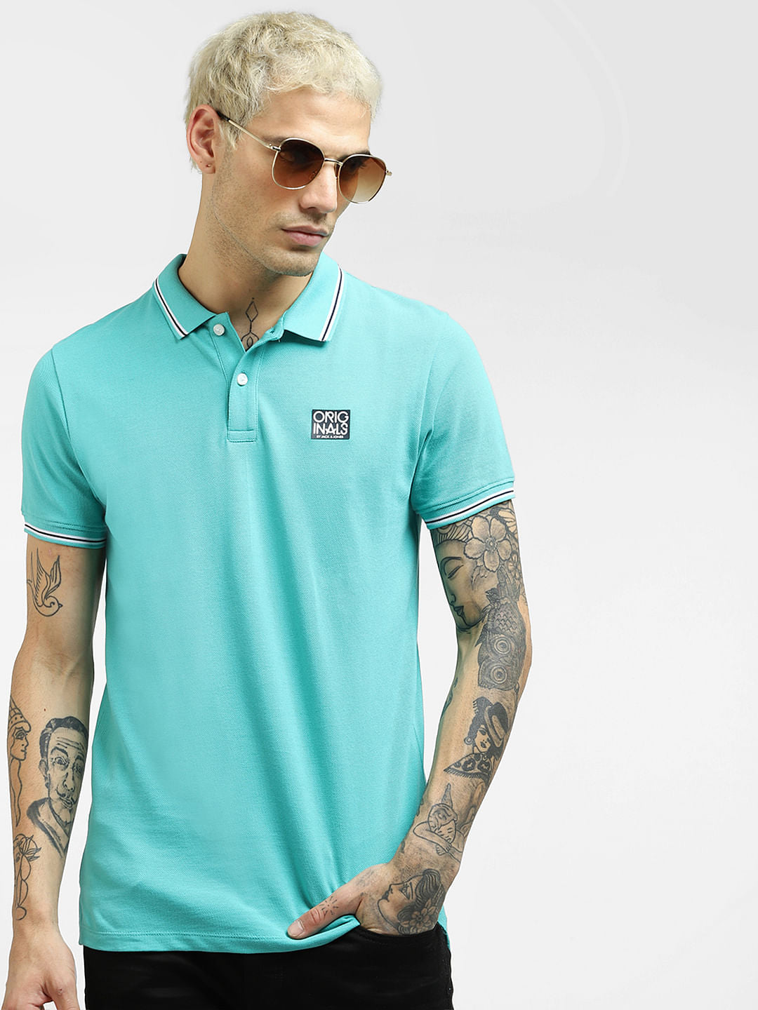 Blue Polo T-shirt - S