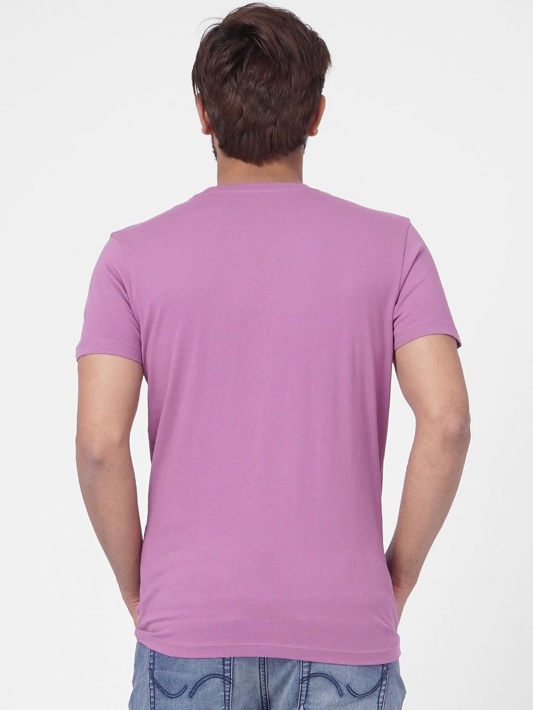 Purple Crew Neck T-shirt