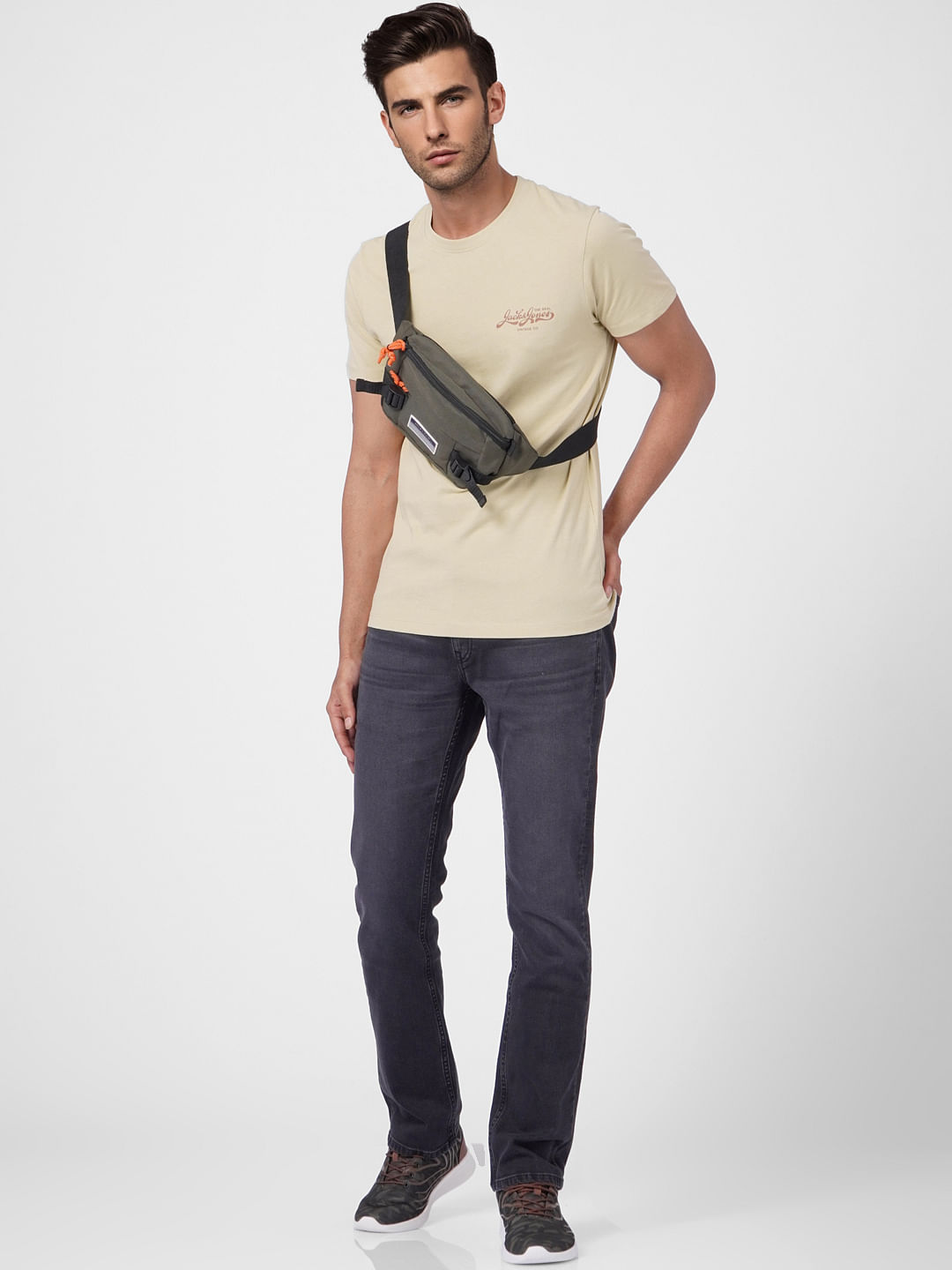 Light Green Crew Neck T-shirt - S