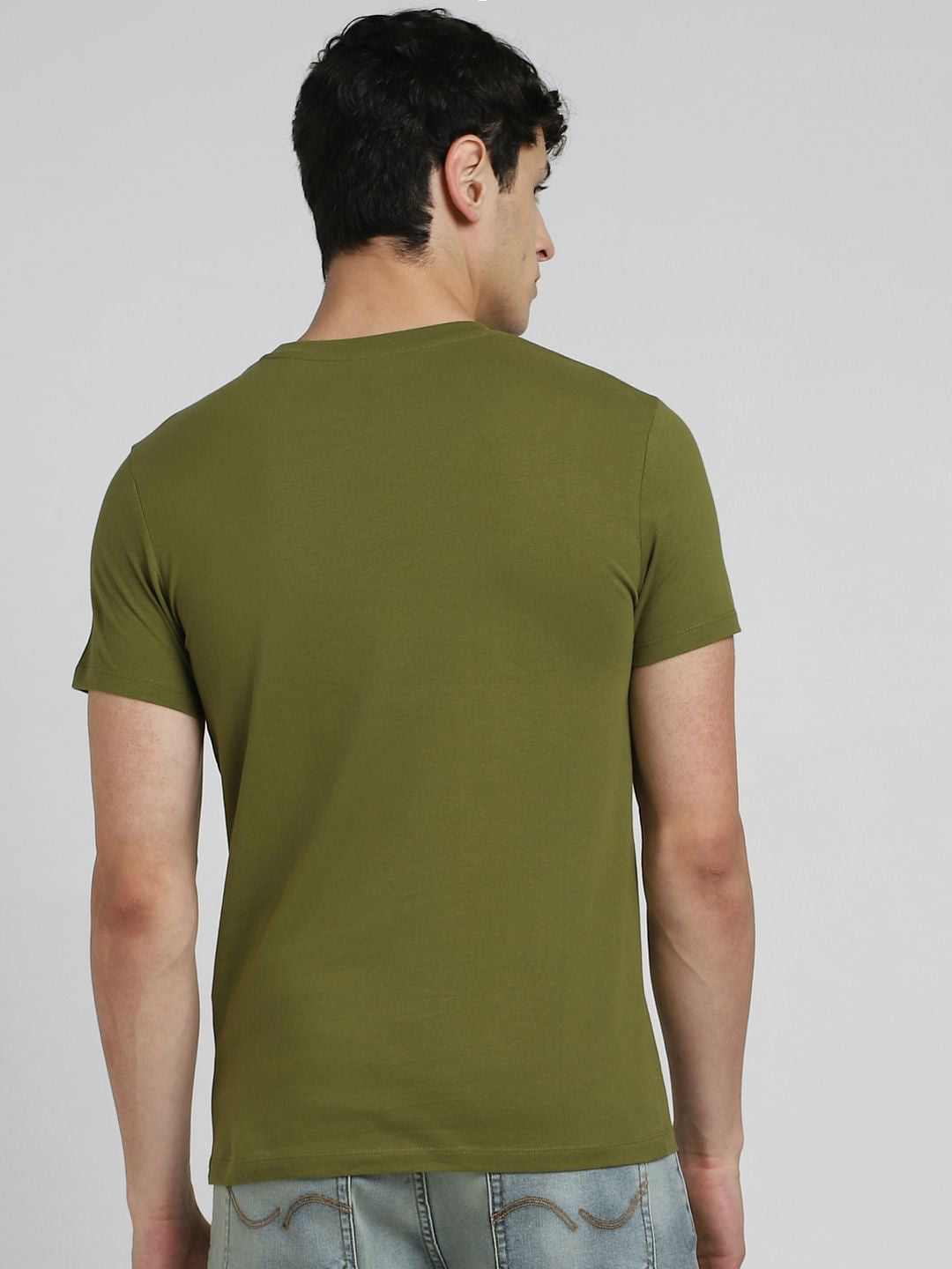 Green Crew Neck T-shirt