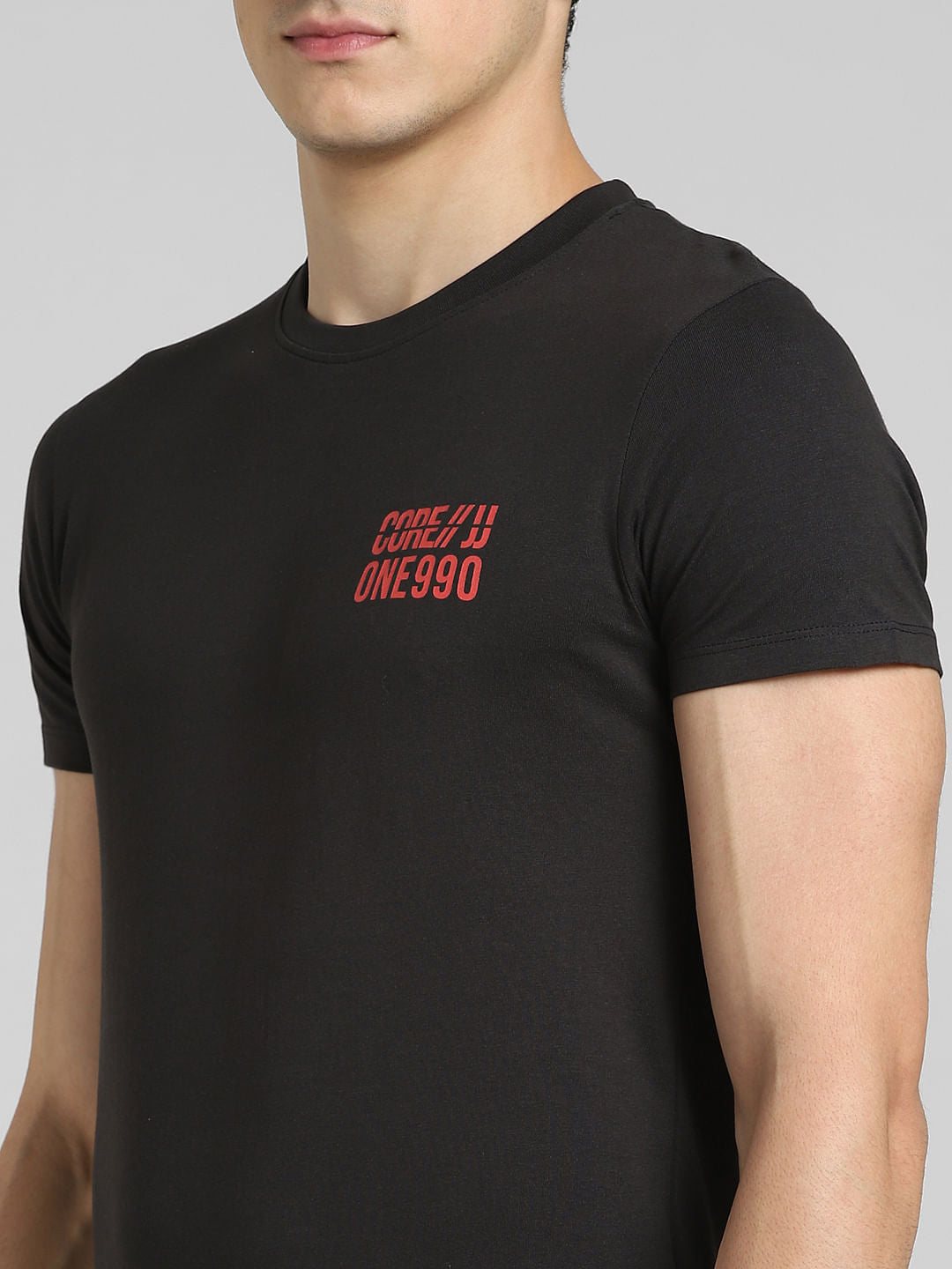 Black Crew Neck T-shirt