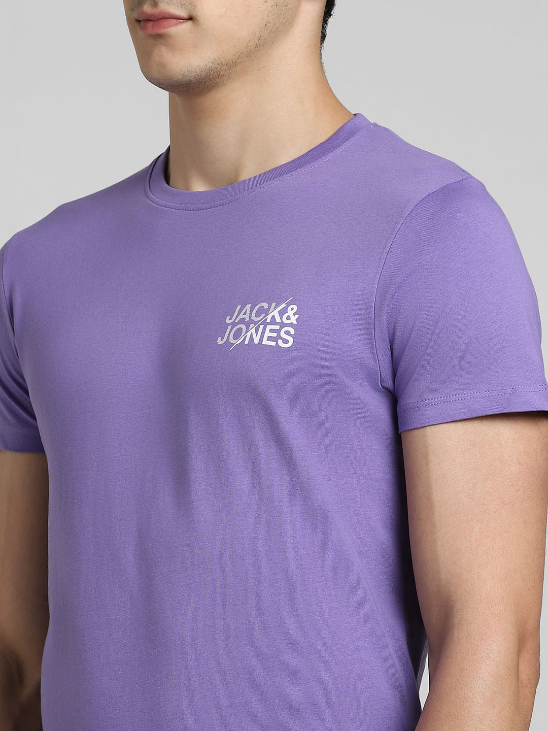Purple Crew Neck T-shirt