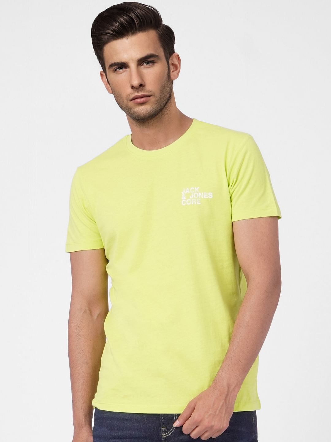 Lime Green Crew Neck T-shirt