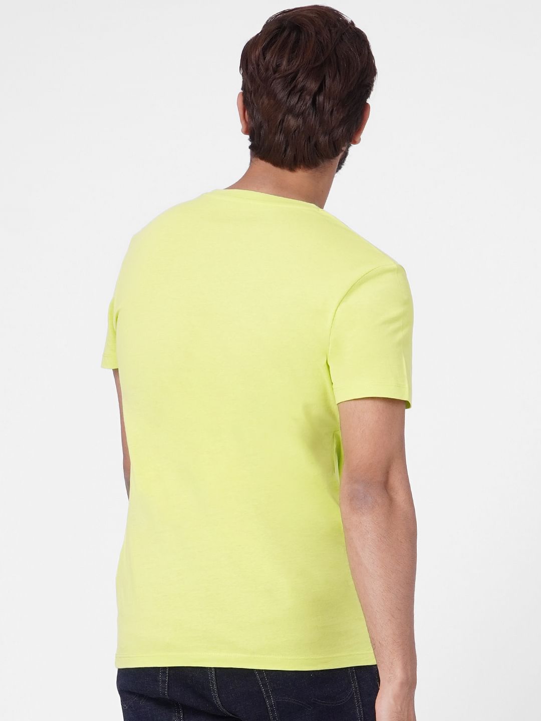 Lime Green Crew Neck T-shirt