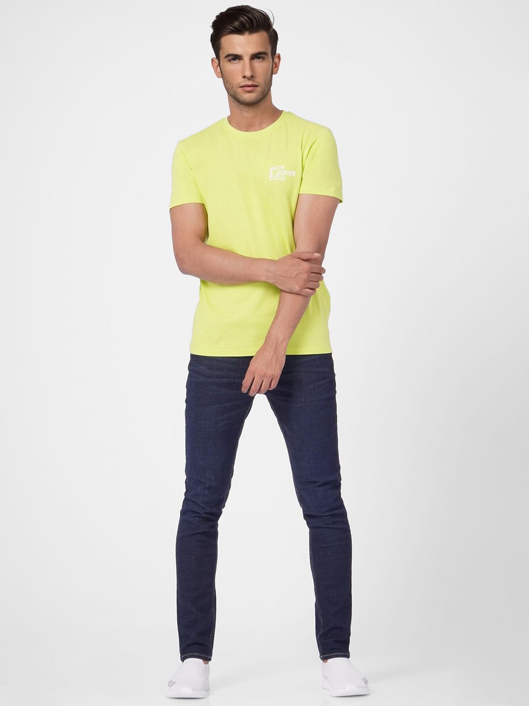 Lime Green Crew Neck T-shirt