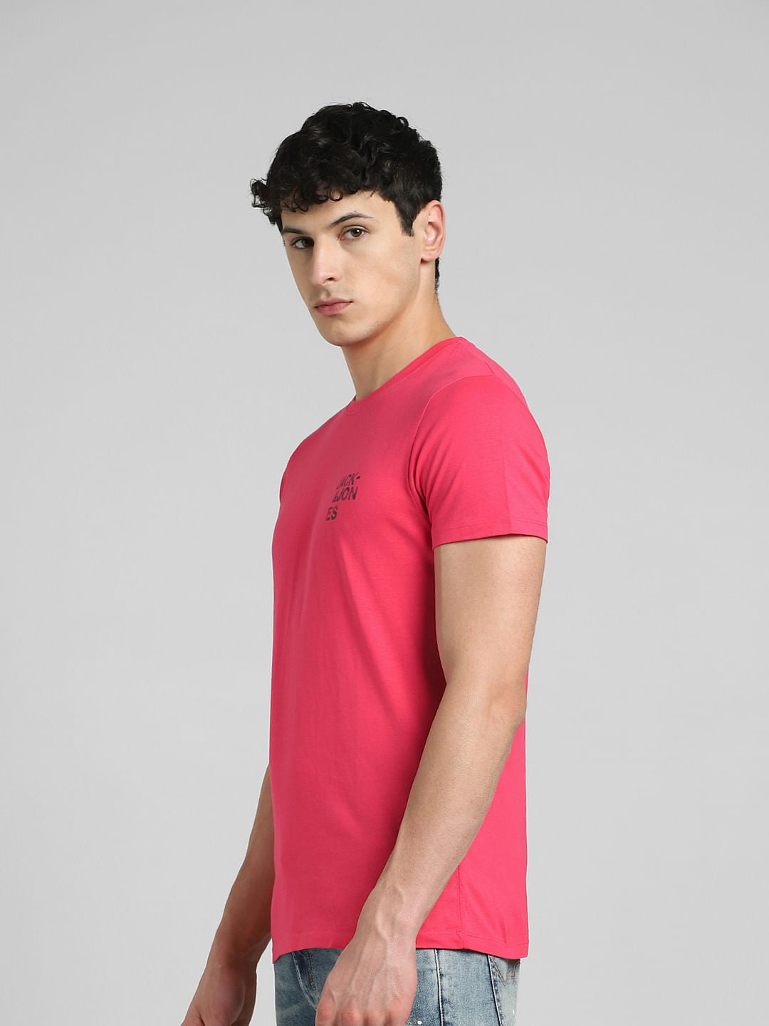 Pink Crew Neck T-shirt