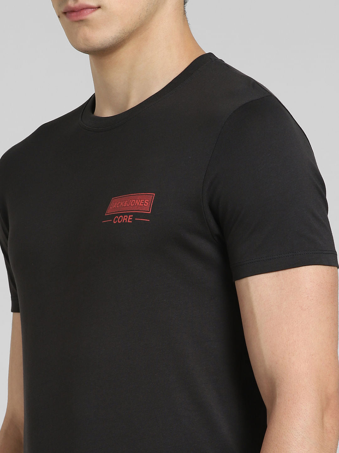 Black Crew Neck T-shirt