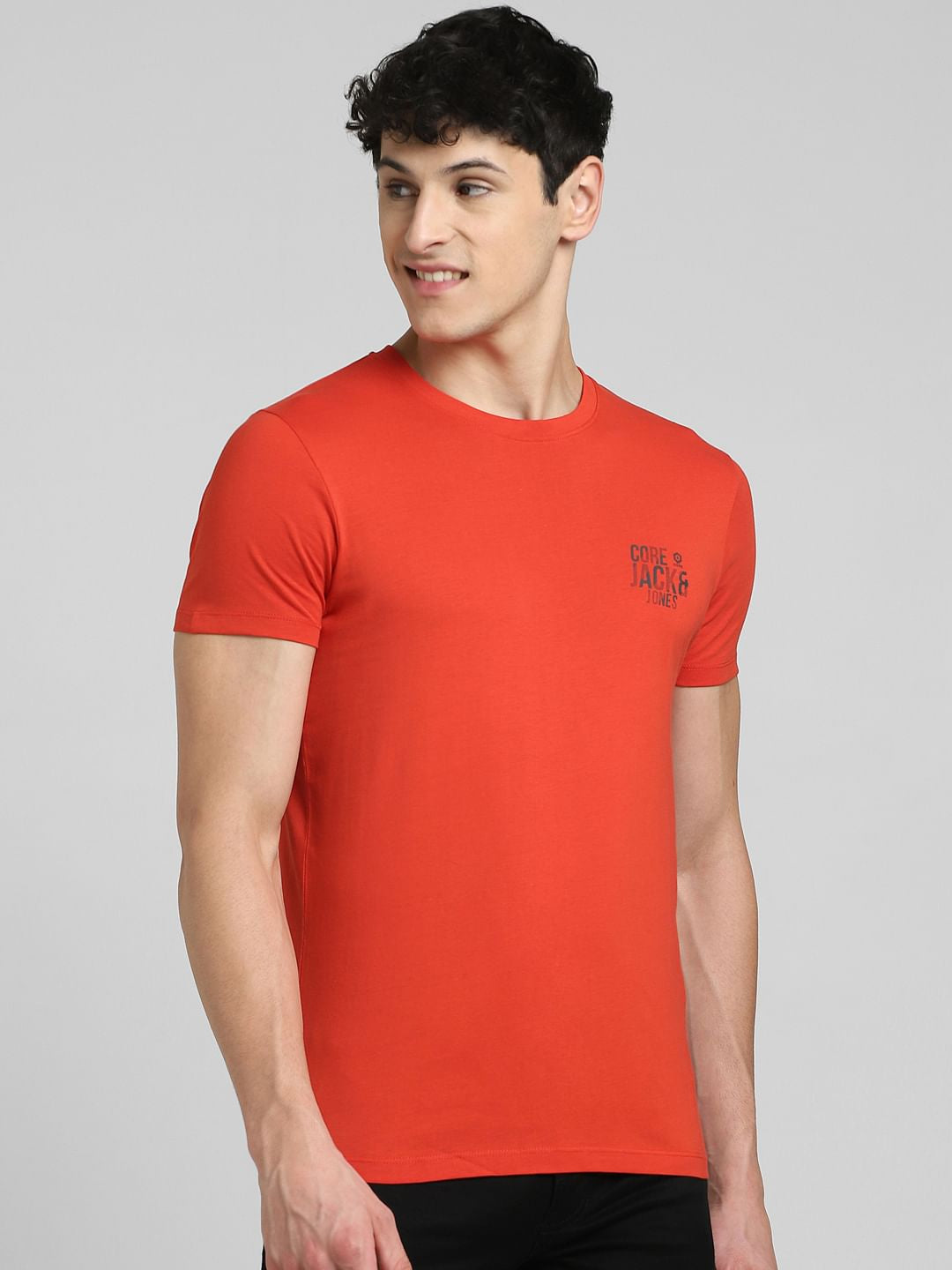 Red Crew Neck T-shirt