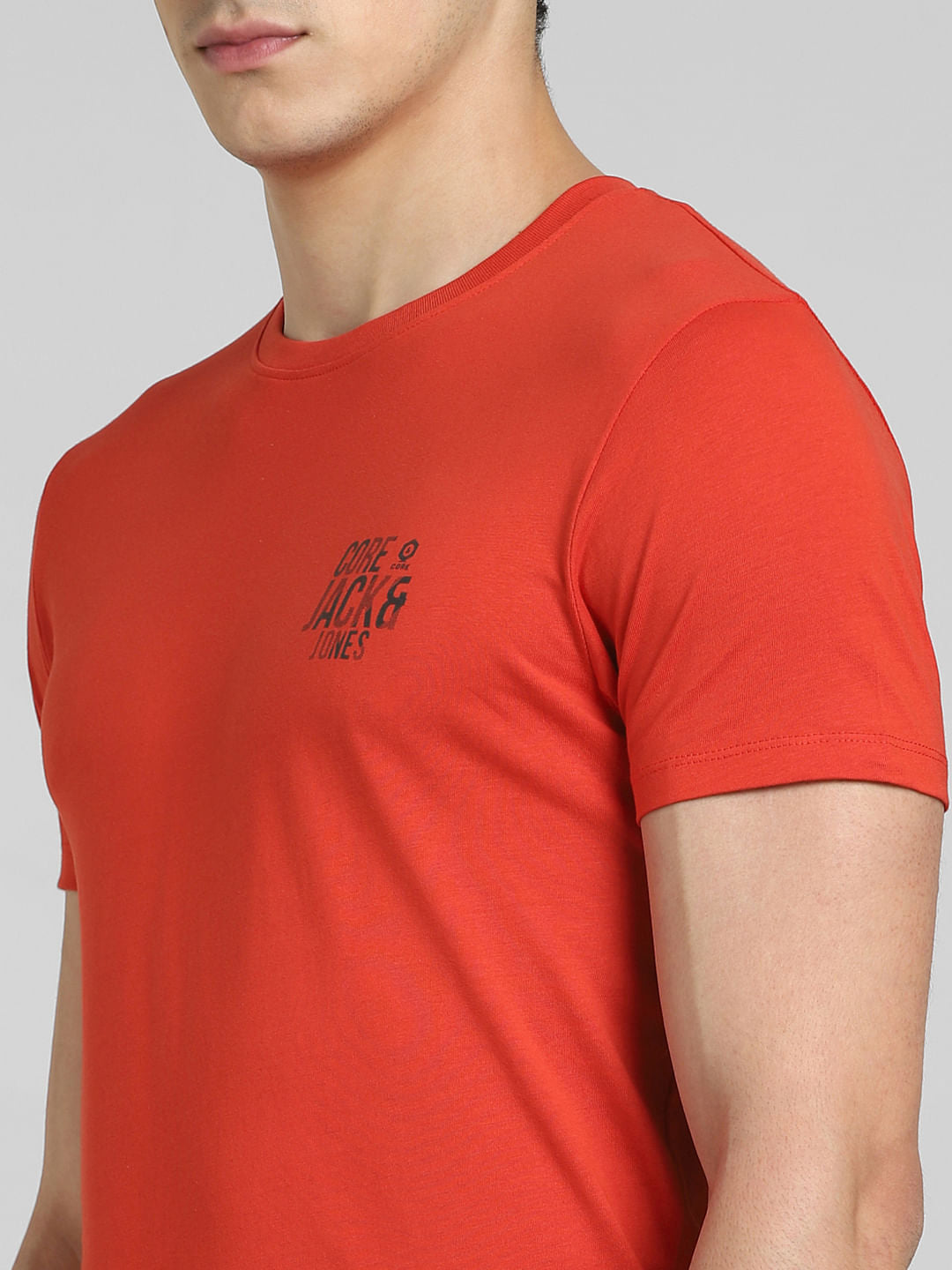 Red Crew Neck T-shirt