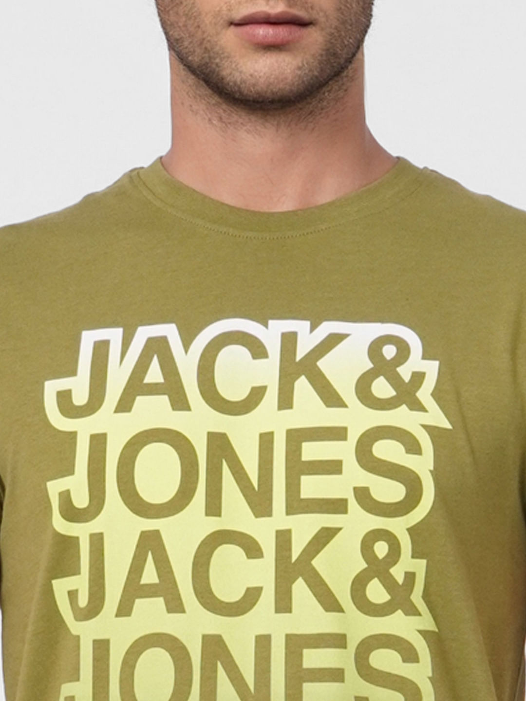 Green Graphic Print Crew Neck T-shirt