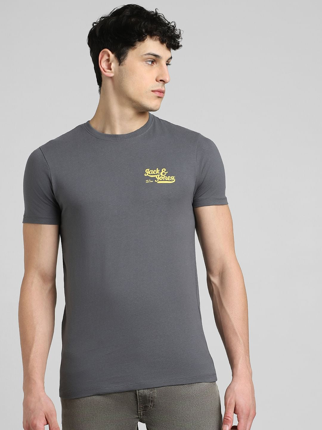 Grey Crew Neck T-shirt