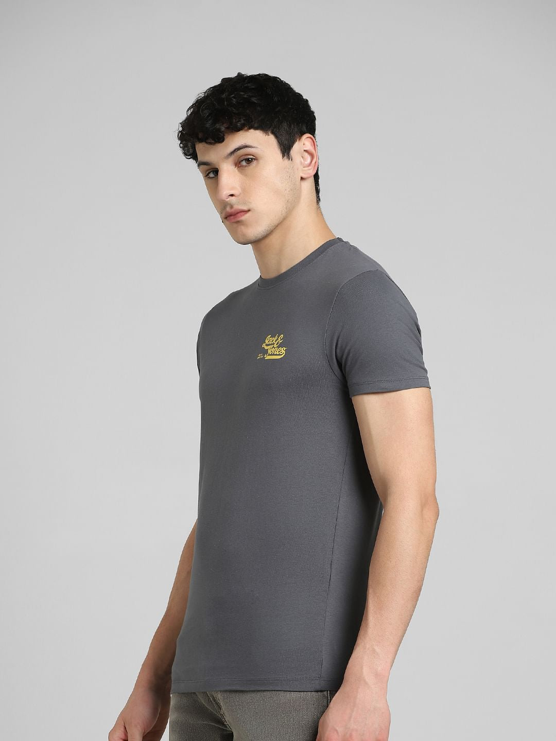 Grey Crew Neck T-shirt