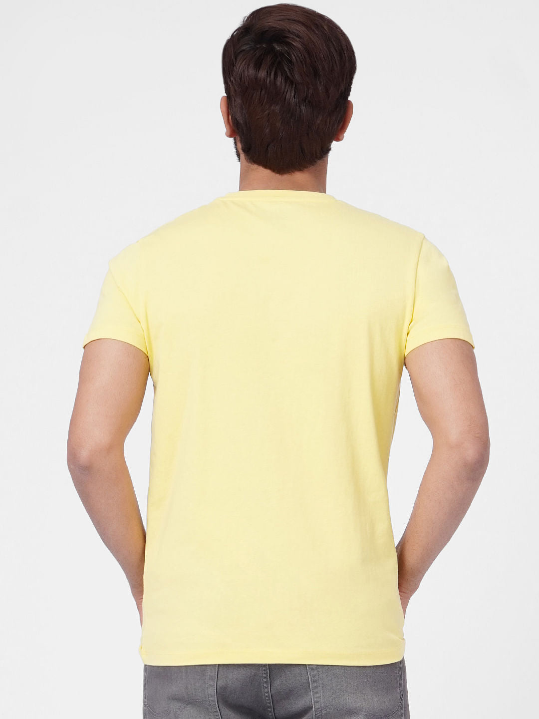 Yellow Crew Neck T-shirt