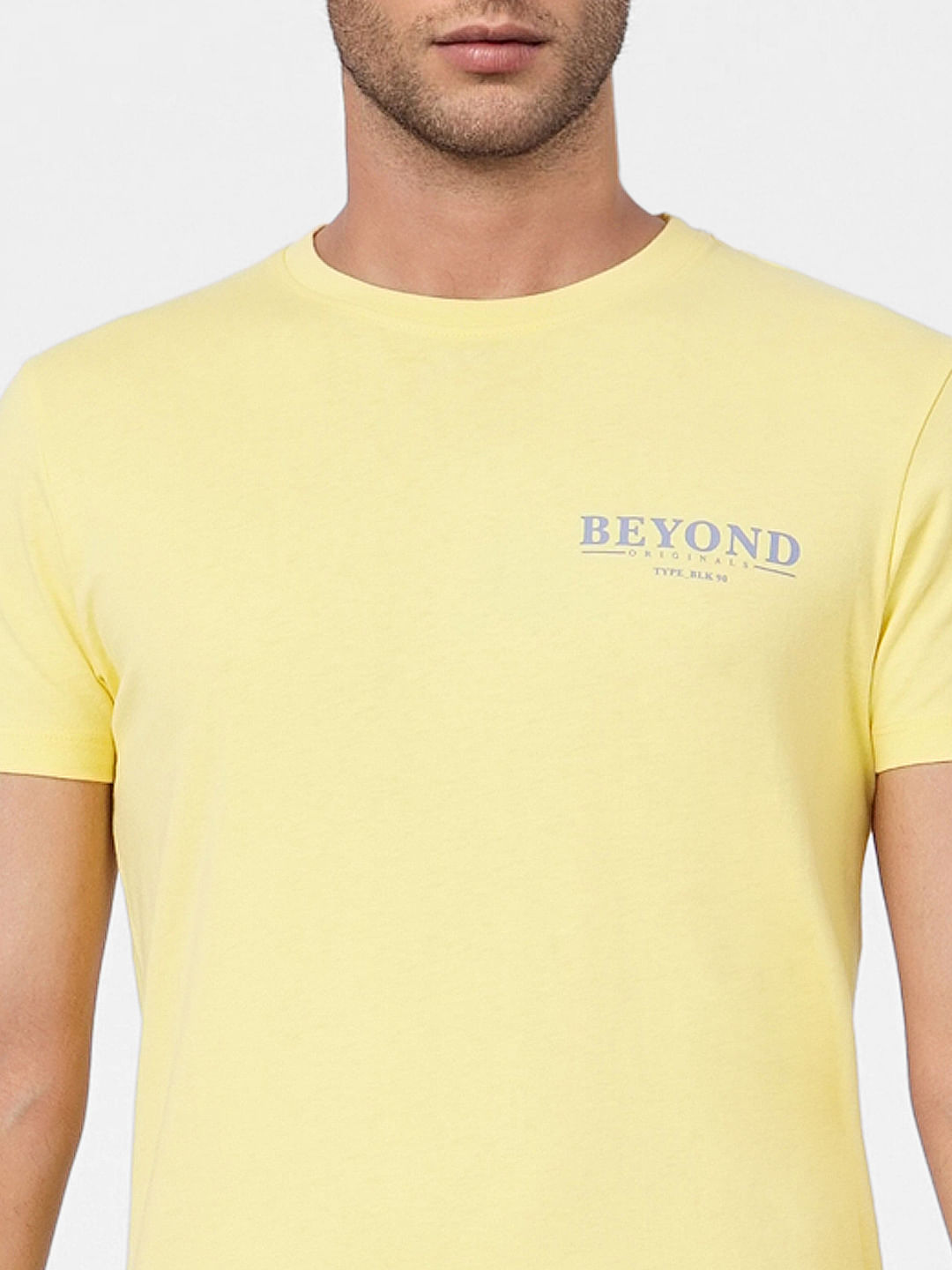 Yellow Crew Neck T-shirt