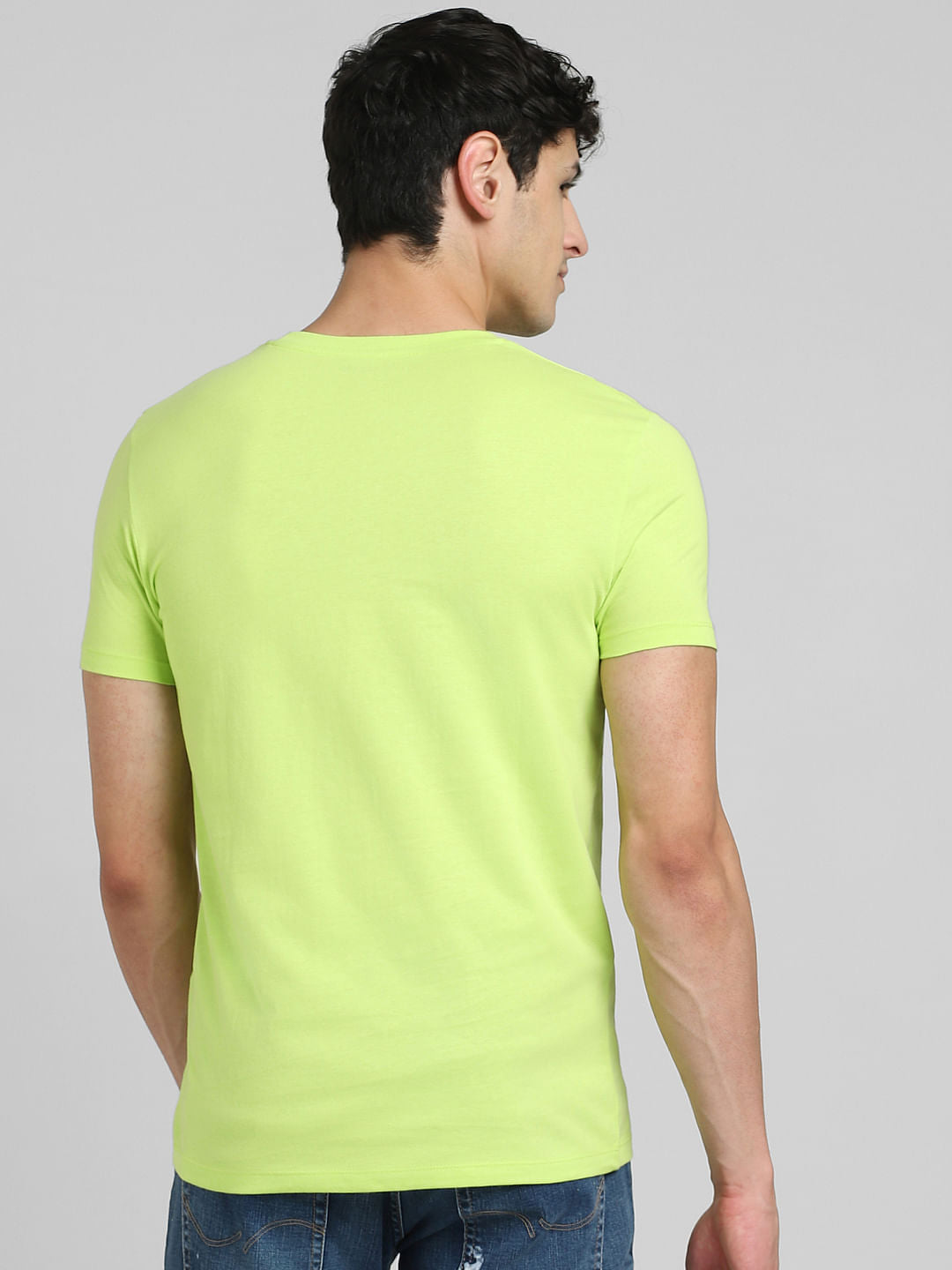 Lime Green Crew Neck T-shirt