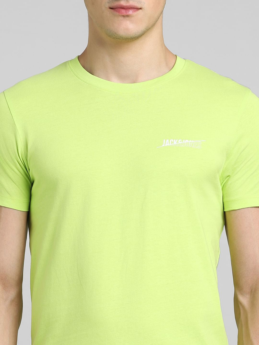 Lime Green Crew Neck T-shirt