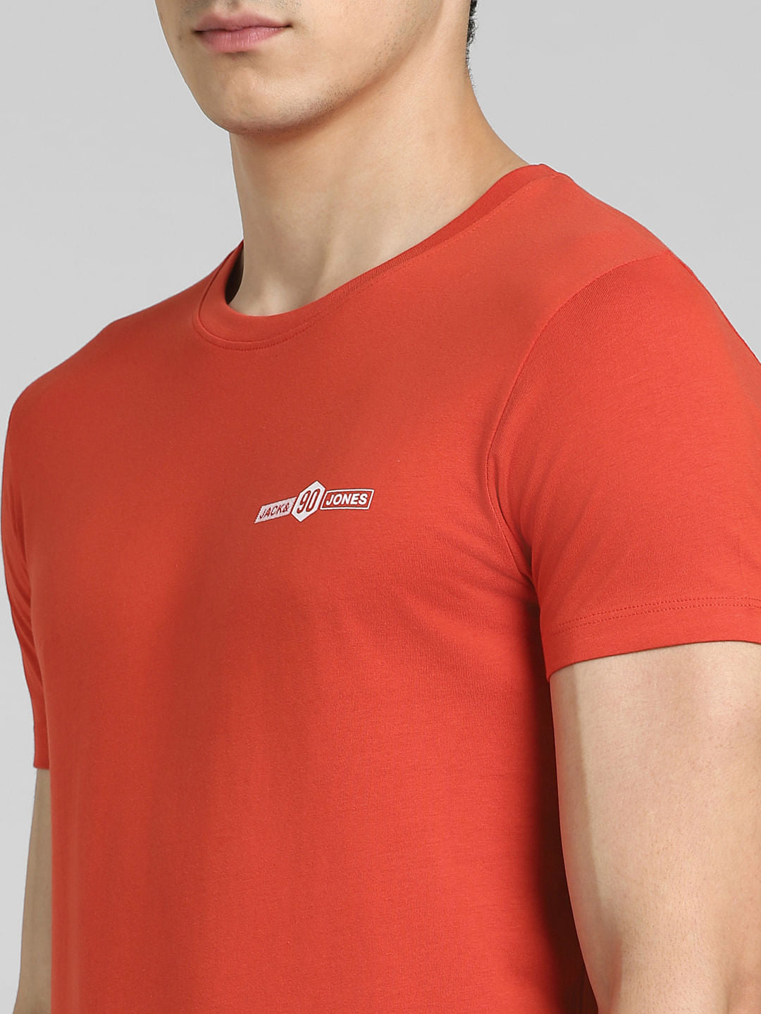 Red Crew Neck T-shirt