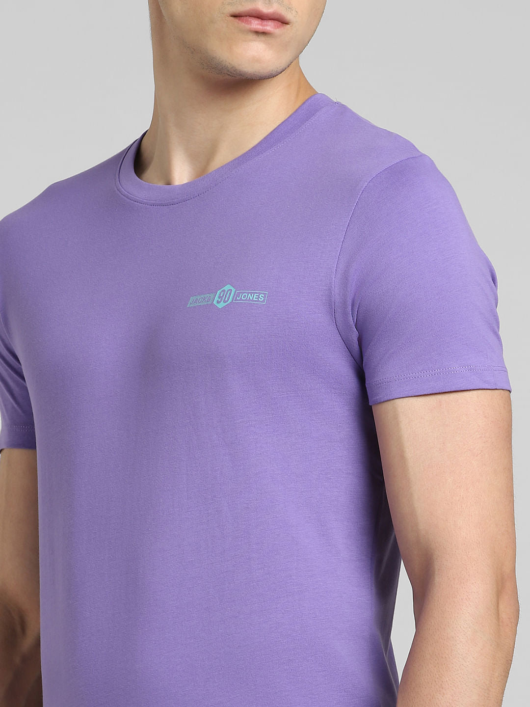 Purple Crew Neck T-shirt