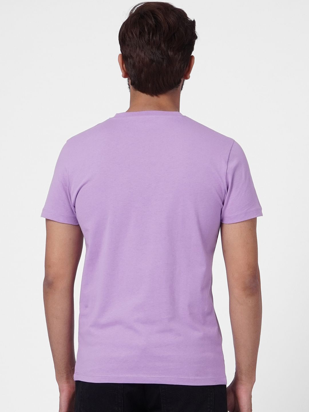 Purple Crew Neck T-shirt