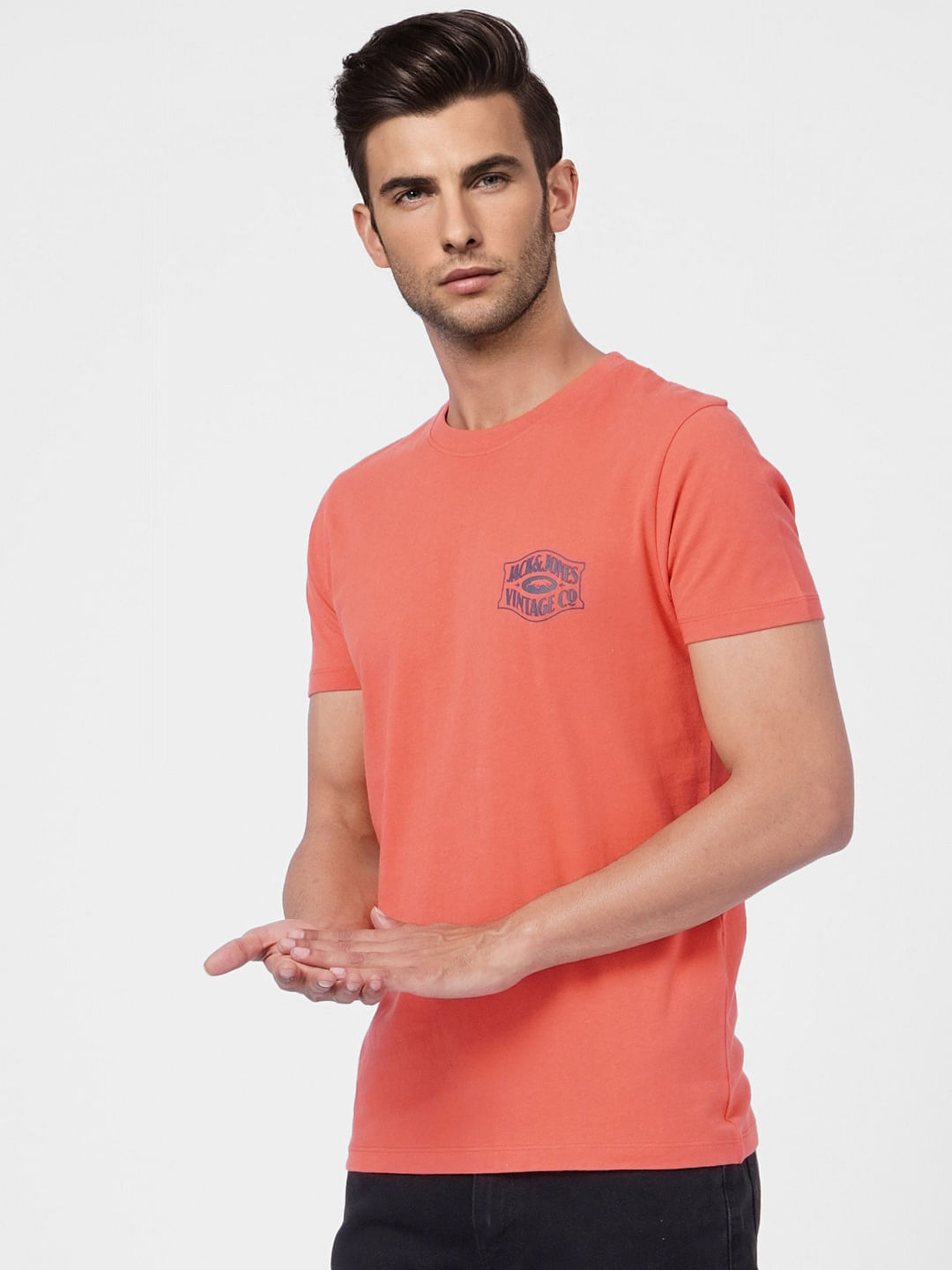 Red Crew Neck T-shirt