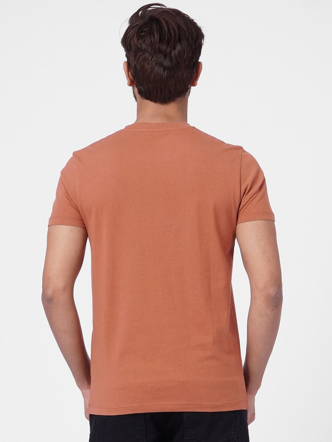 Brown Crew Neck T-shirt