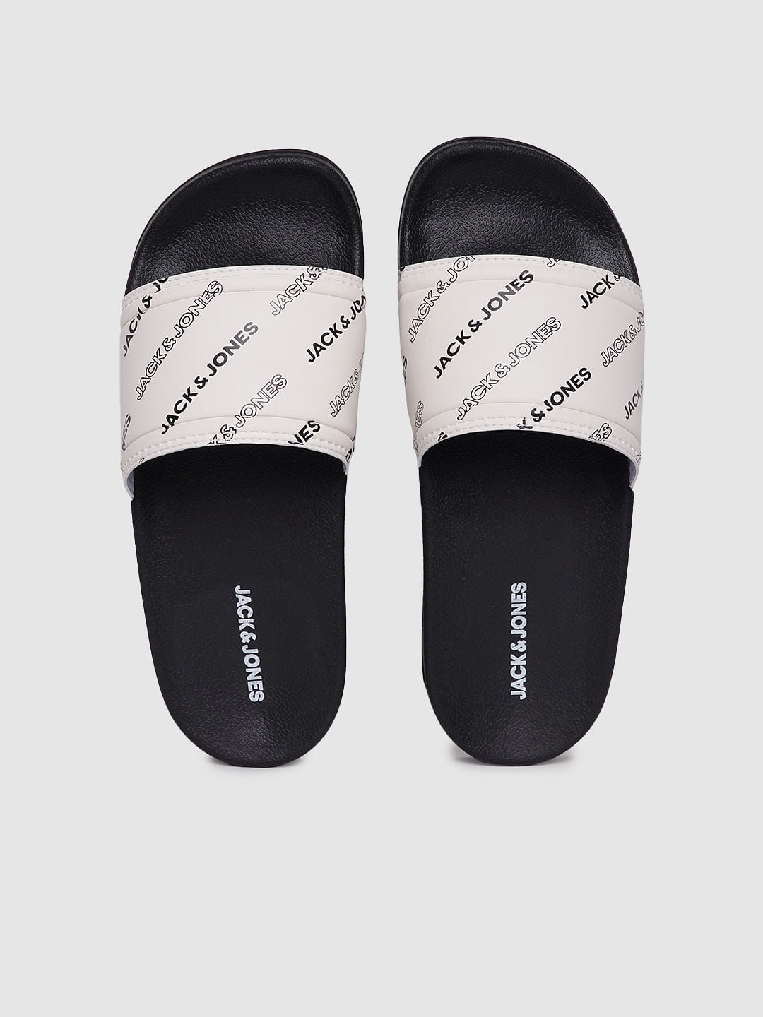 Black Logo Print Sliders - 6
