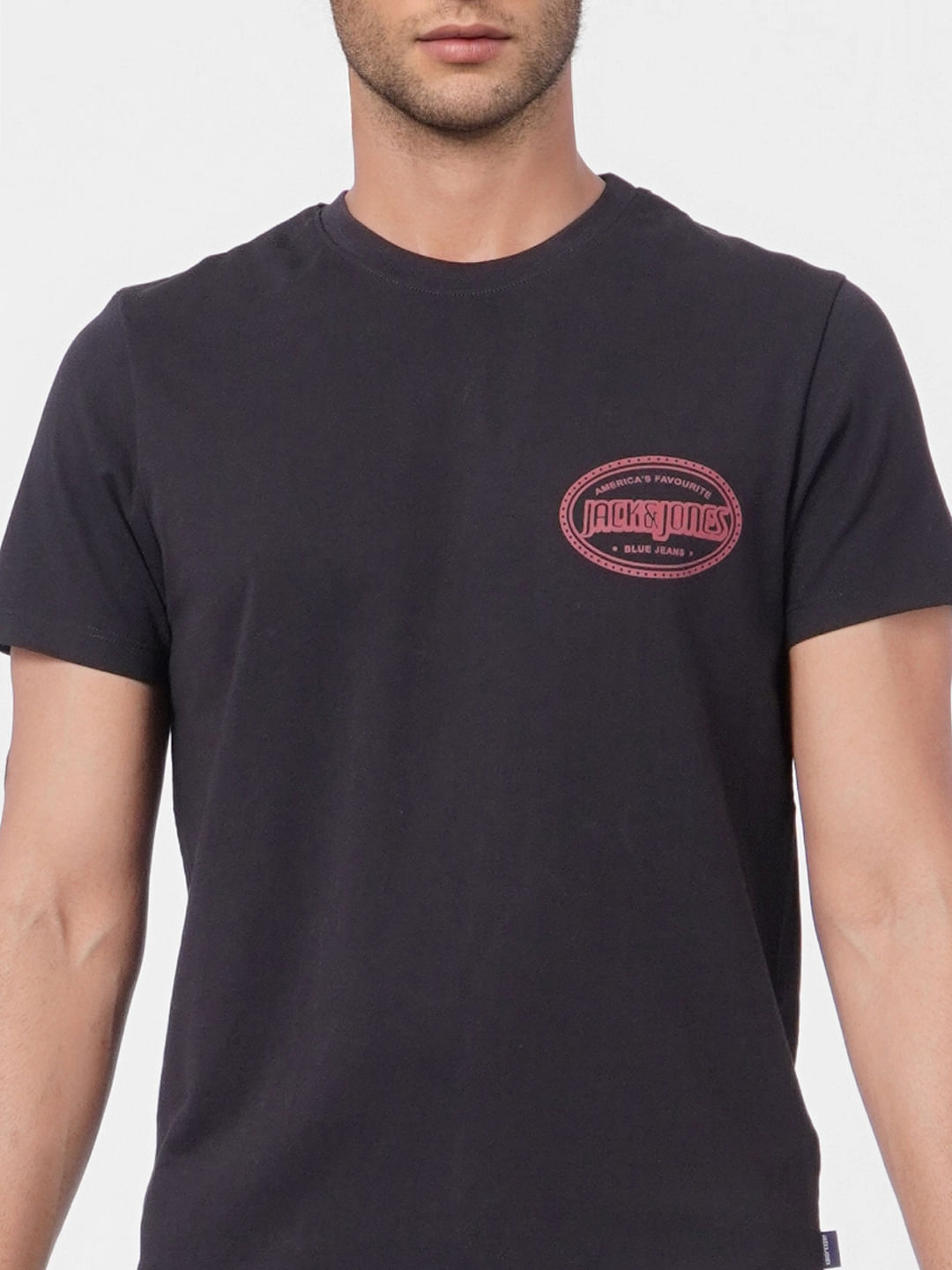 Black Crew Neck T-shirt