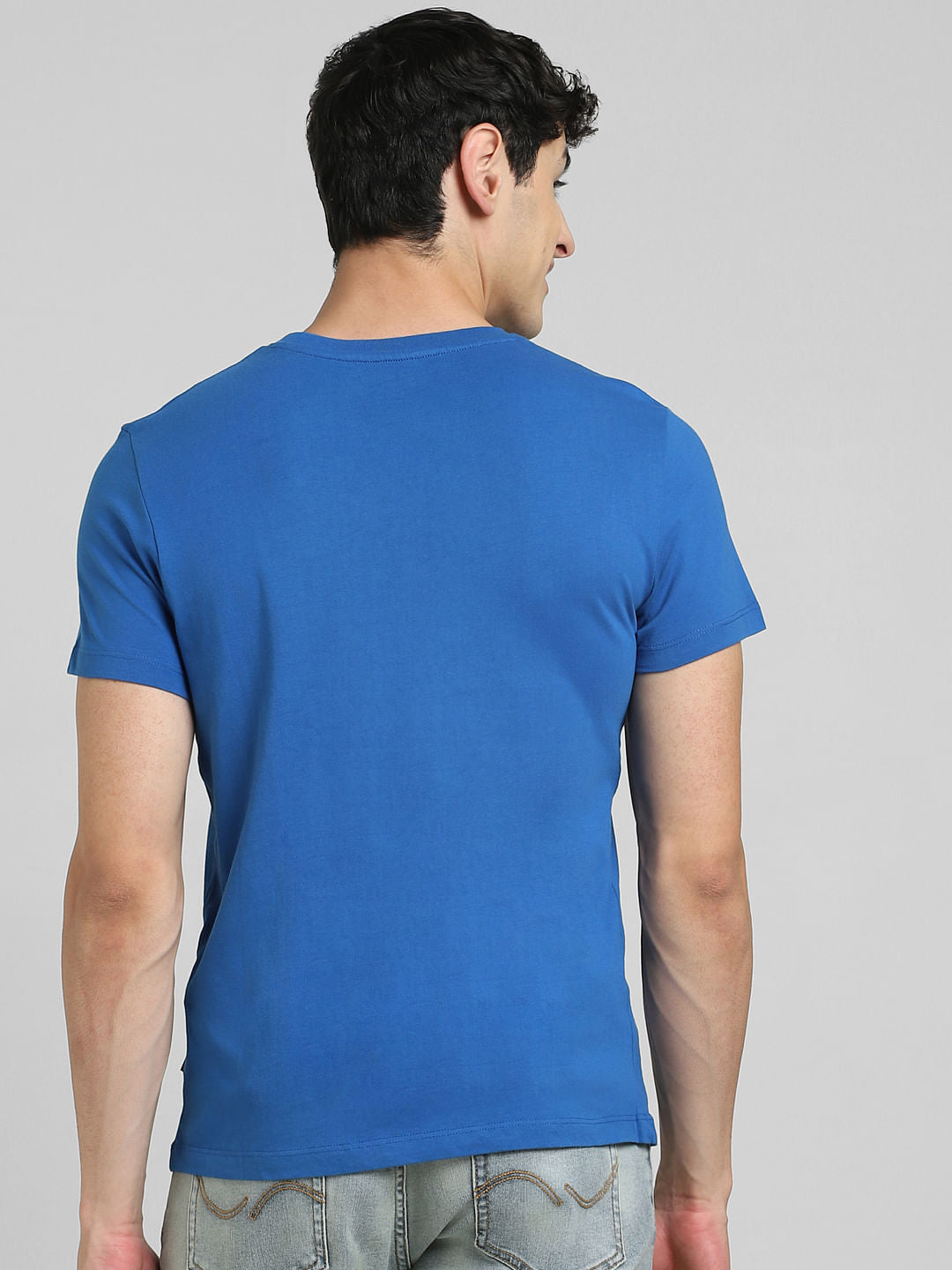 Blue Monogram Top