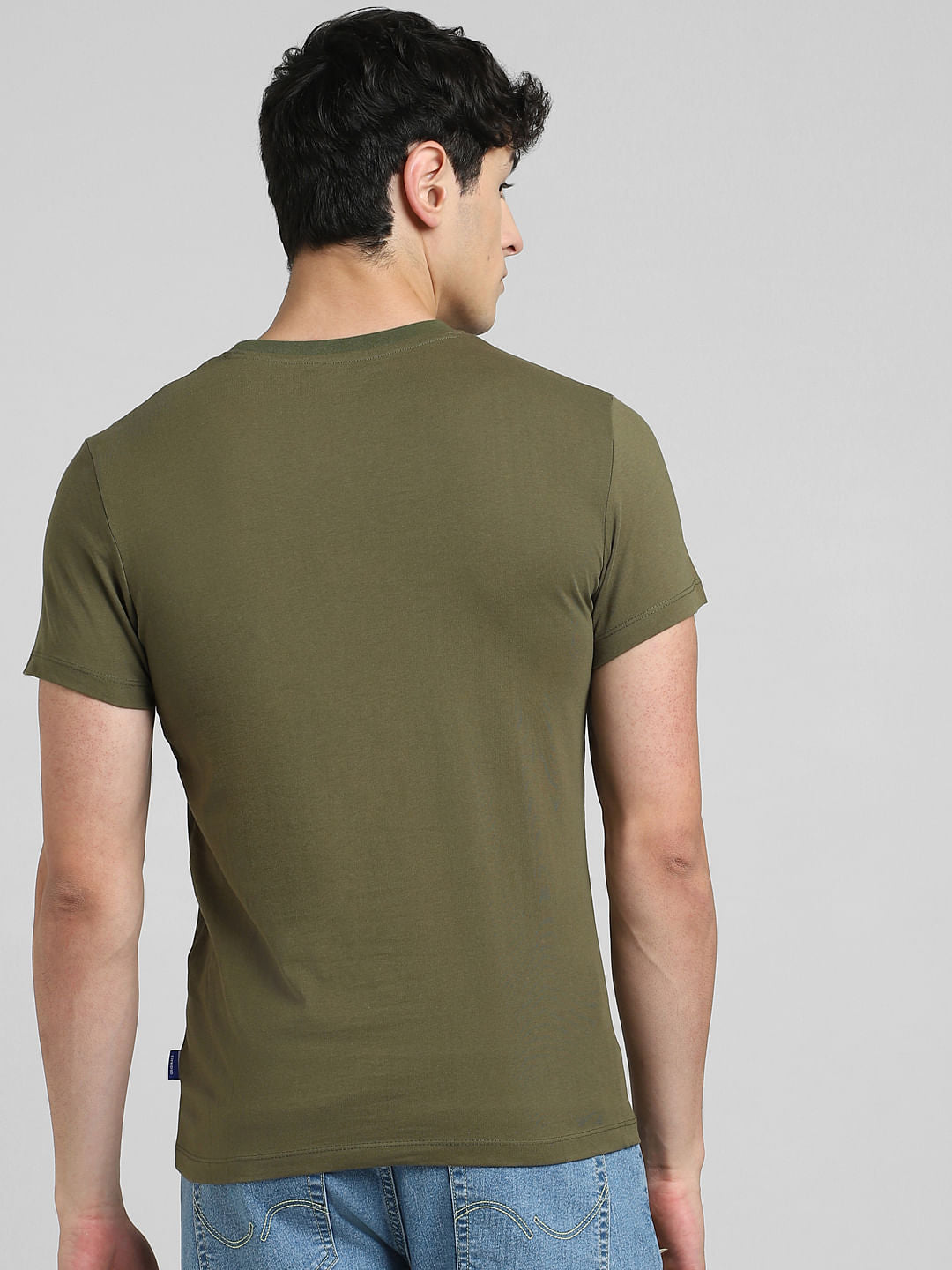 Green Plain Coloured Top