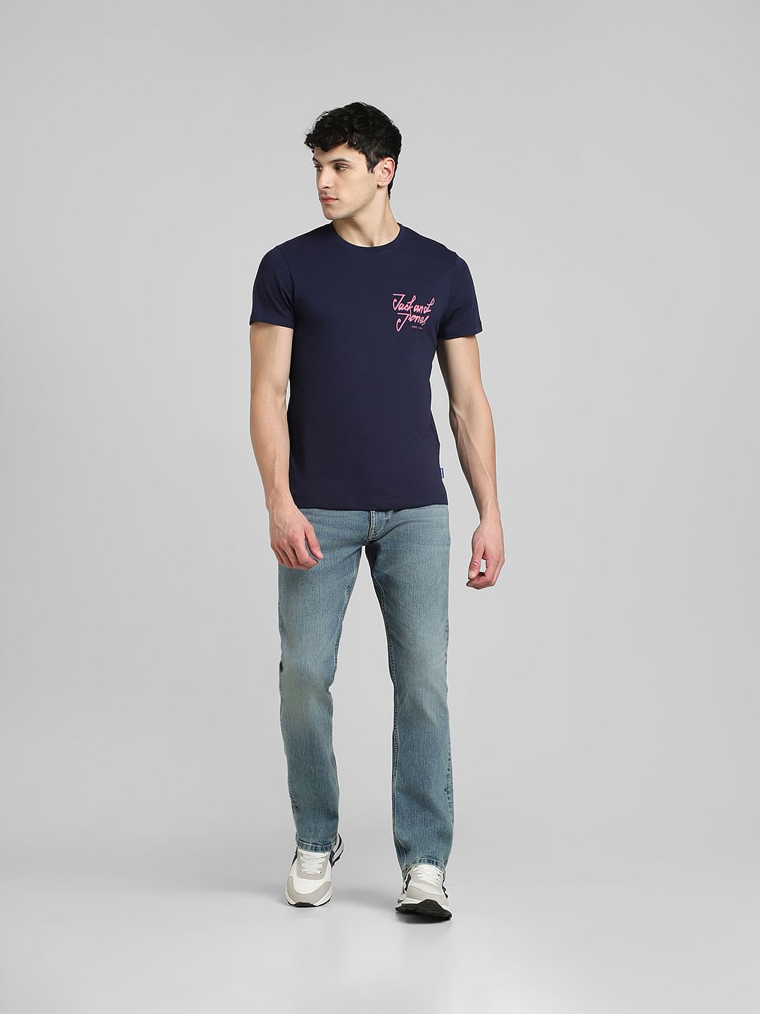 Blue Plain Coloured Top