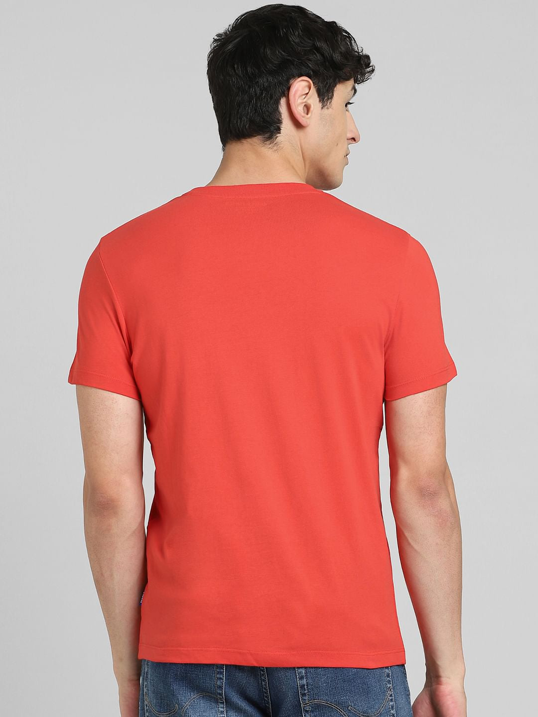 Red Plain Coloured Top