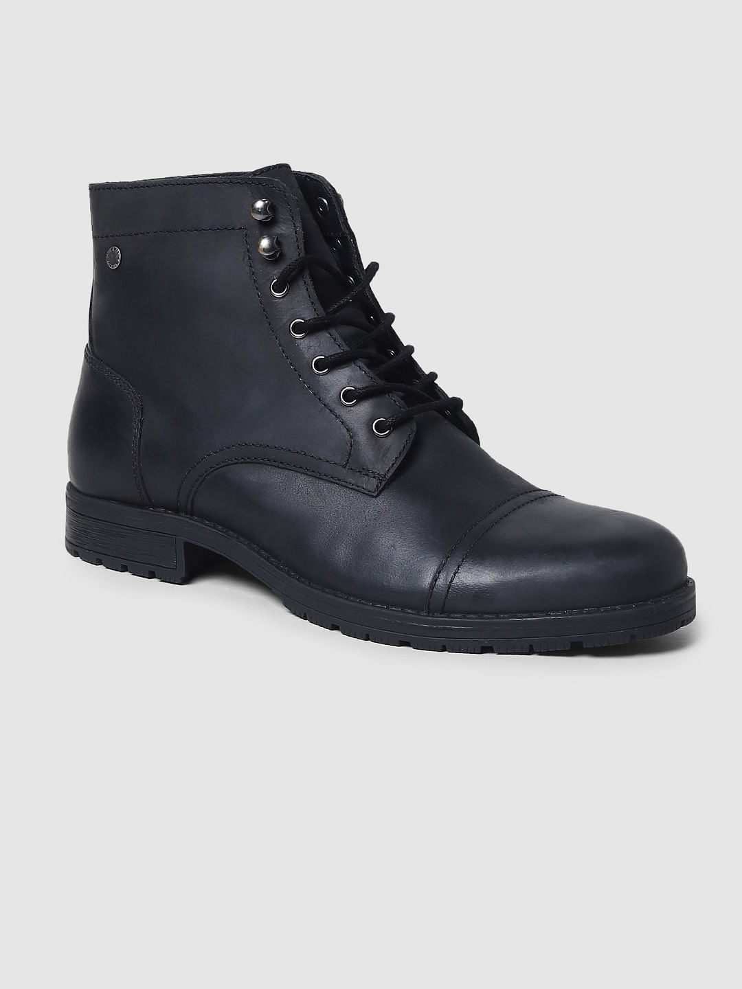 Black Leather Boots