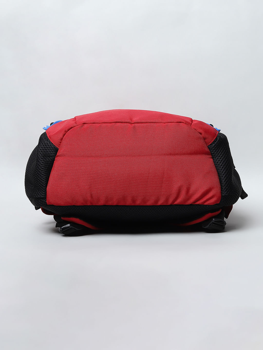 Red Logo Print Backpack