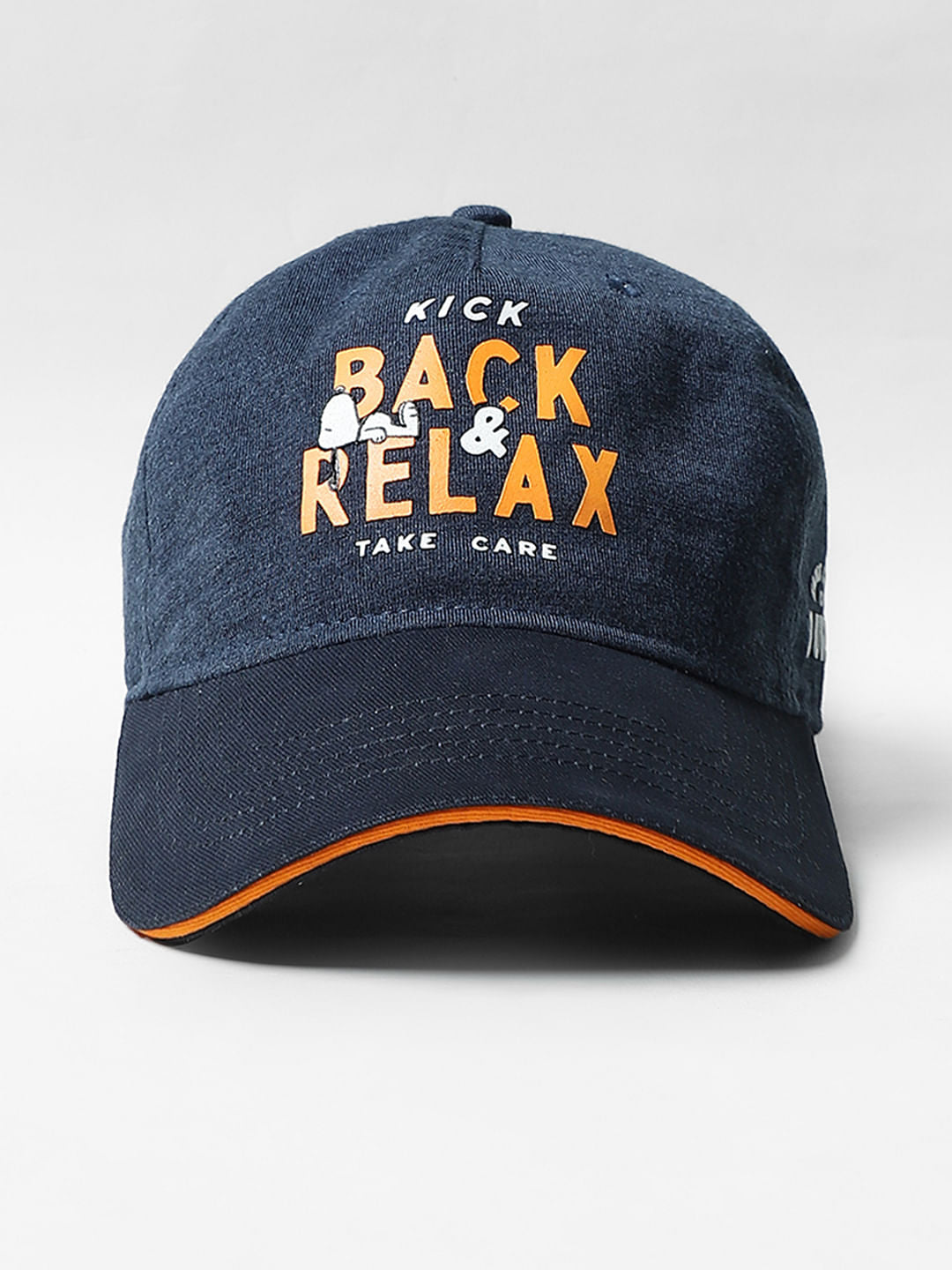 x PEANUTS Blue Denim Baseball Cap
