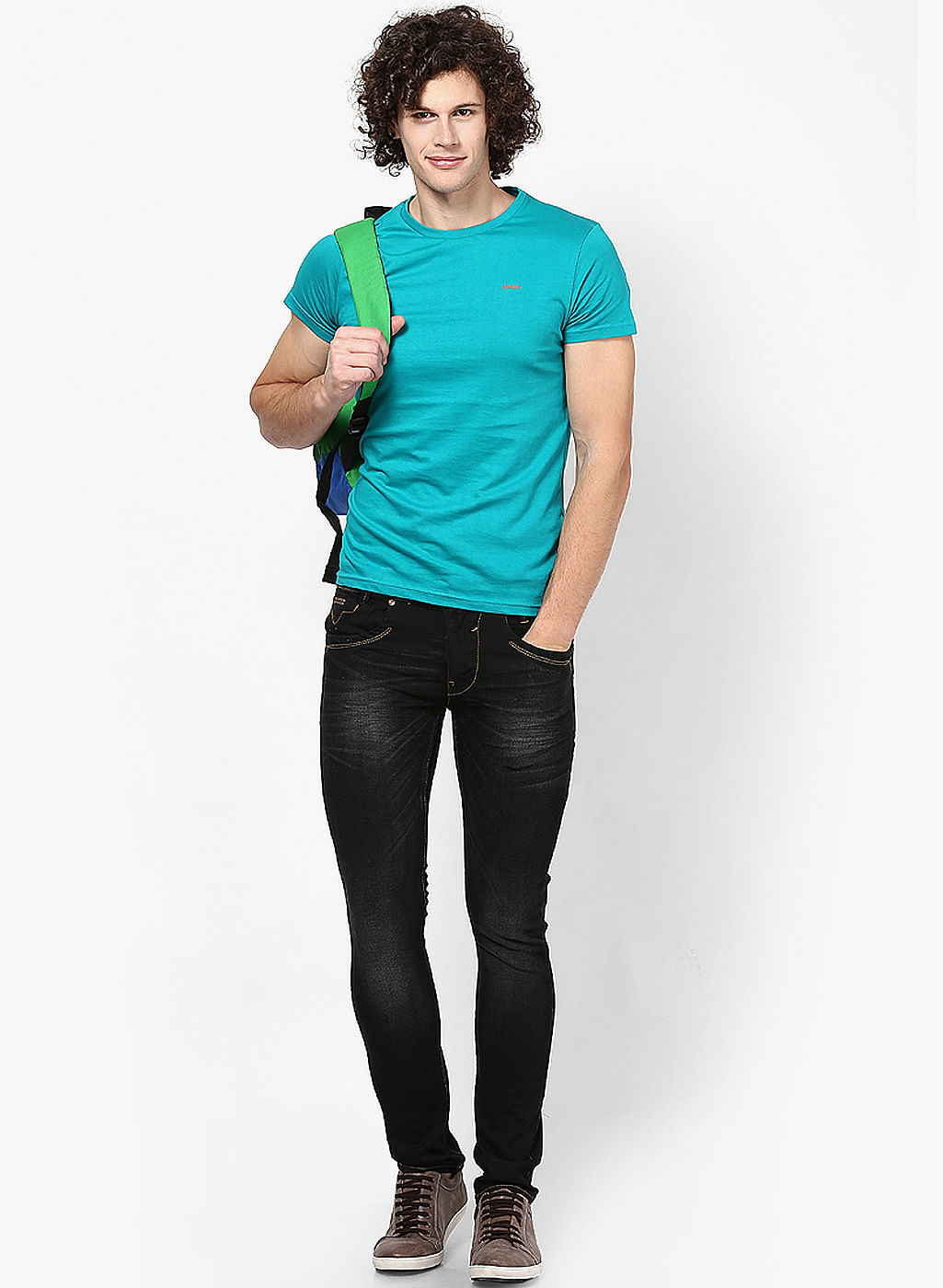 Solid Casual T-Shirt