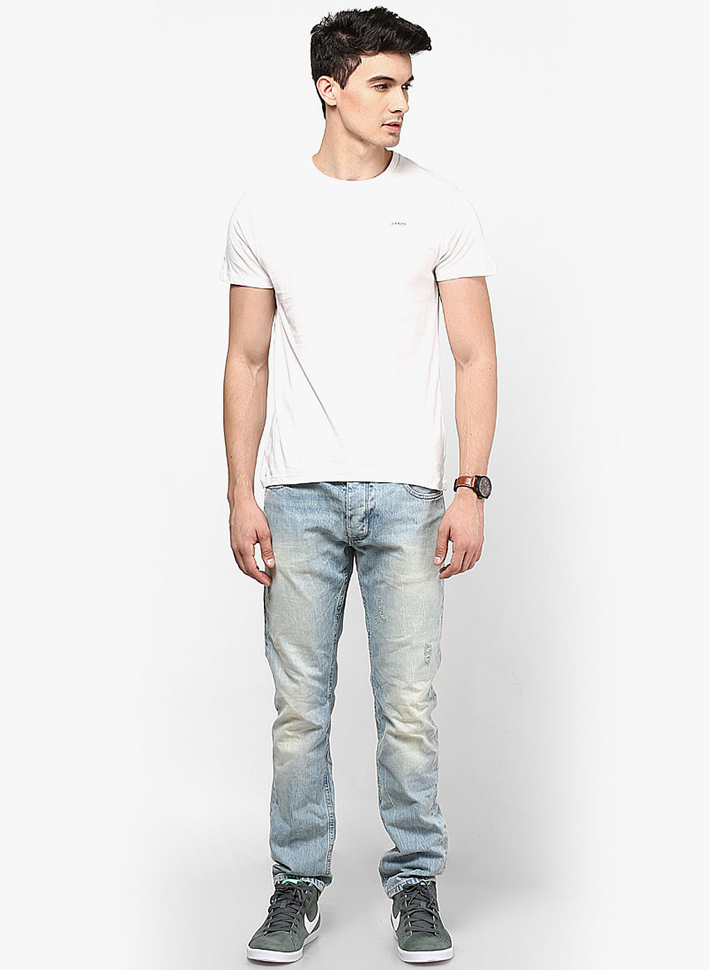 Solid Casual T-Shirt