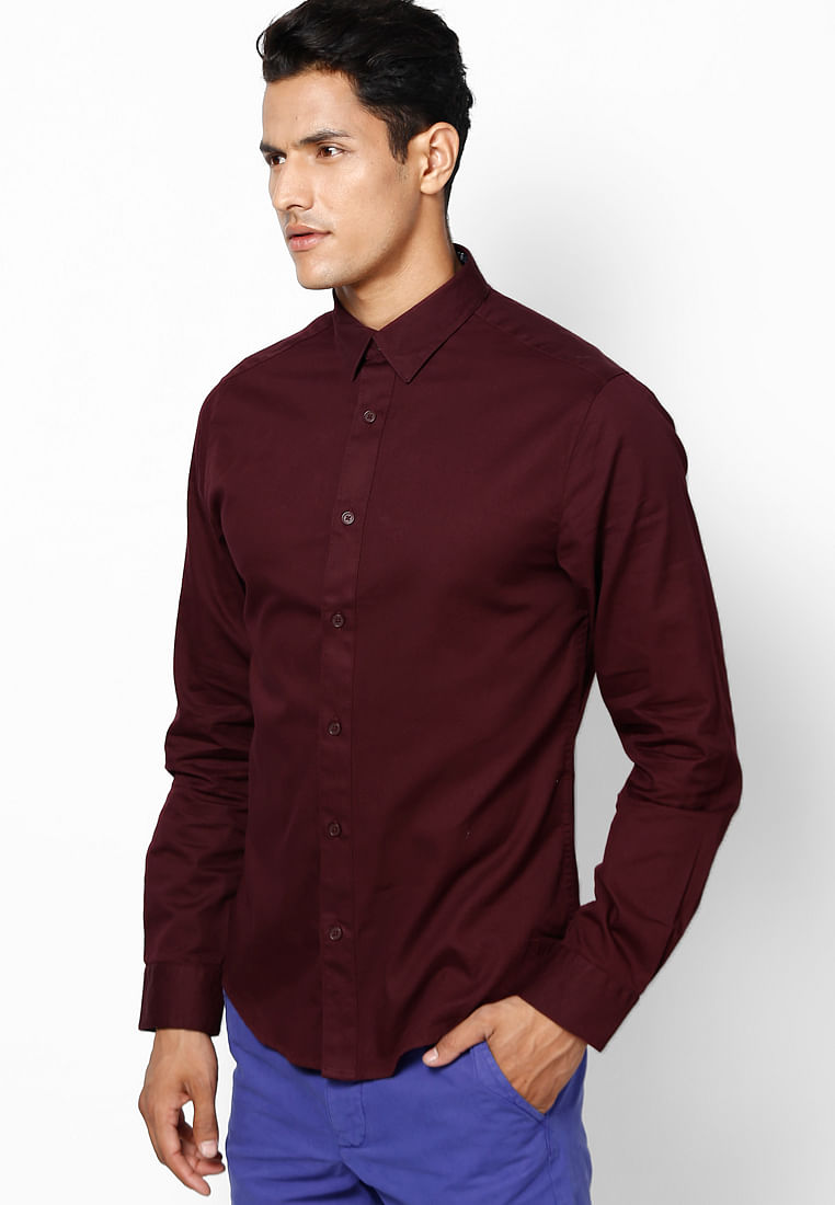 Solid Port Royale Casual Shirt