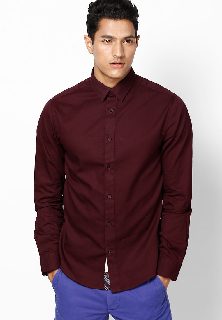 Solid Port Royale Casual Shirt - S