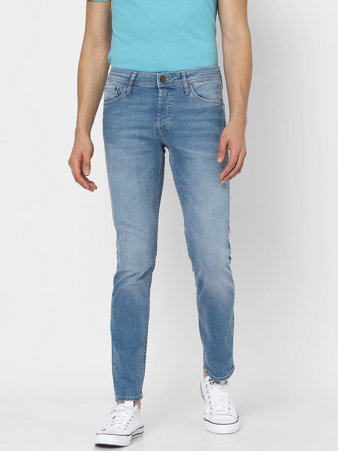 Light Blue Low Rise Glenn Slim Fit Jeans