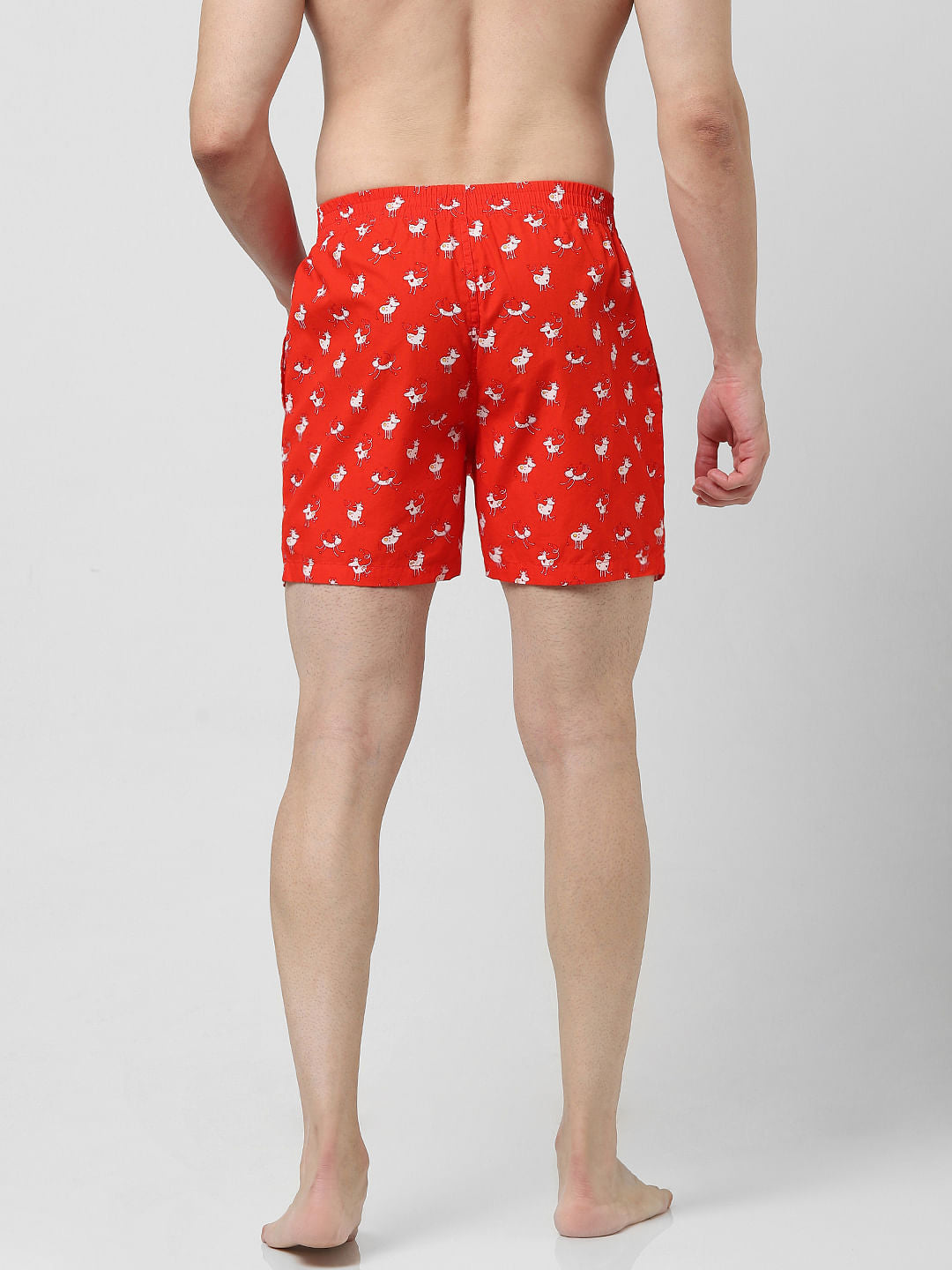 Red Printed Boxers