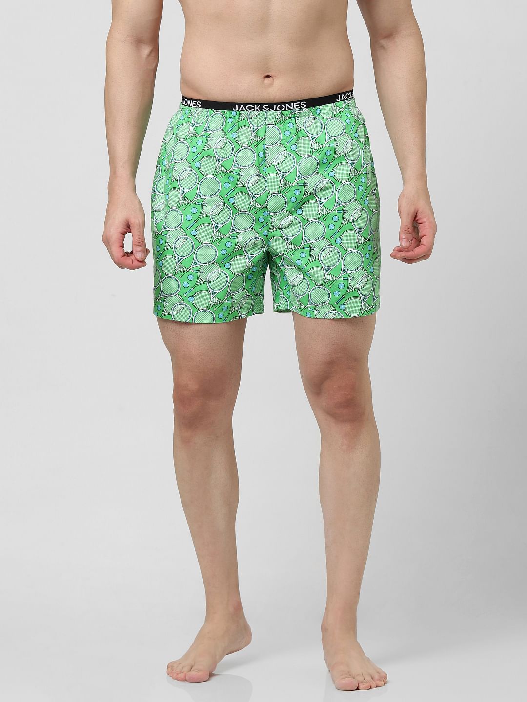 Green Printed Boxers