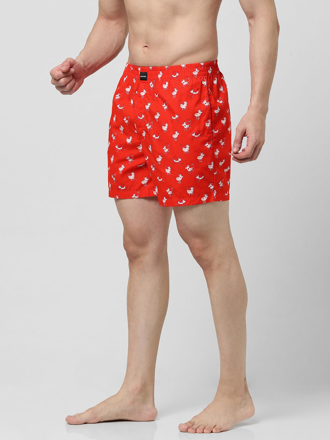 Red Printed Boxers