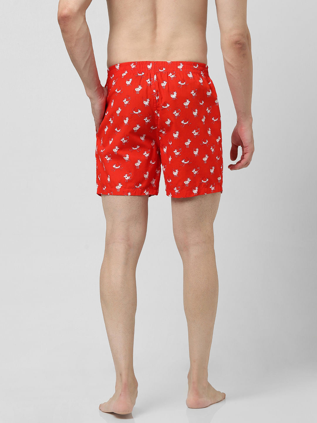Red Printed Boxers