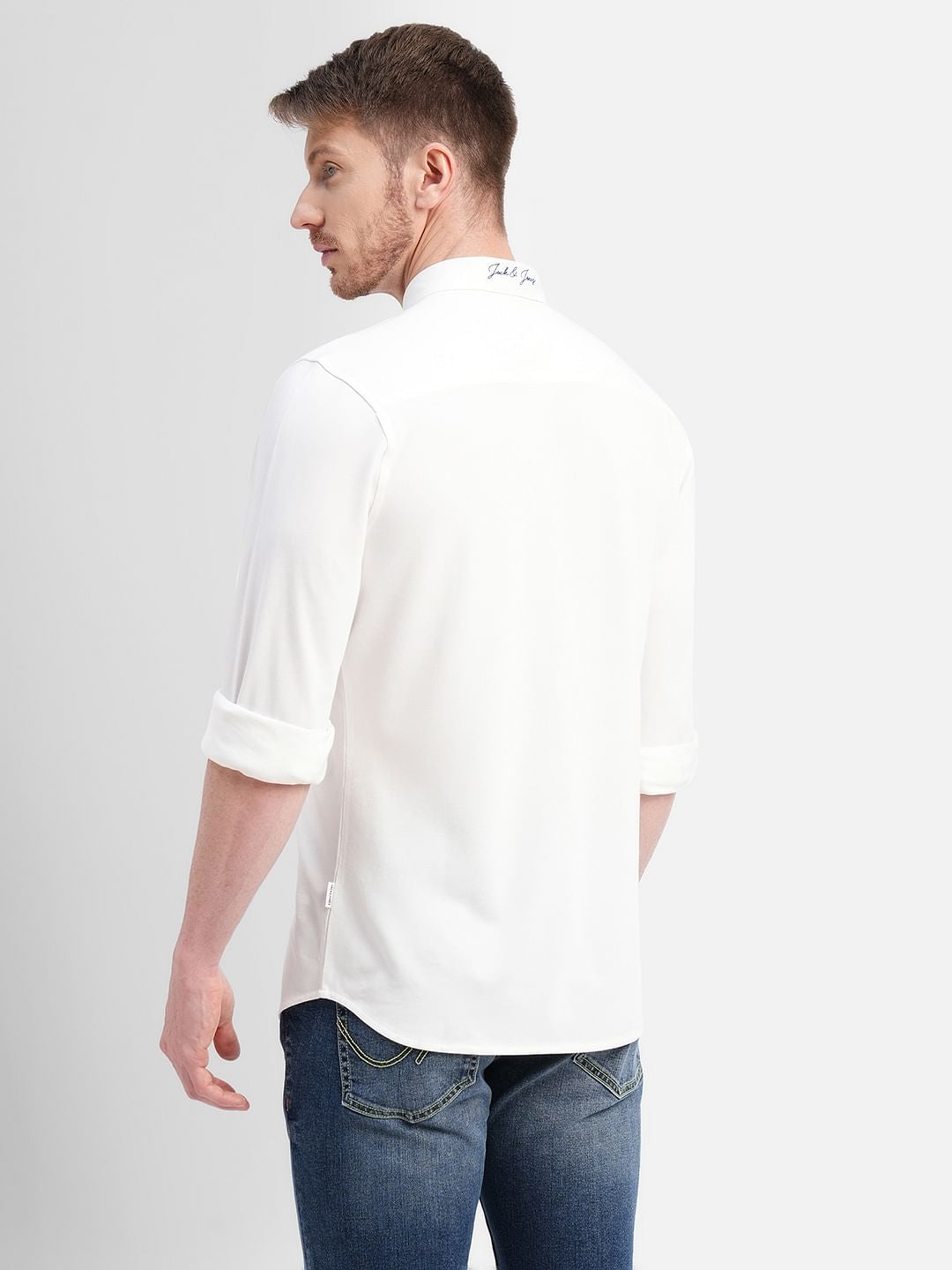 White Full Sleeves Shirt