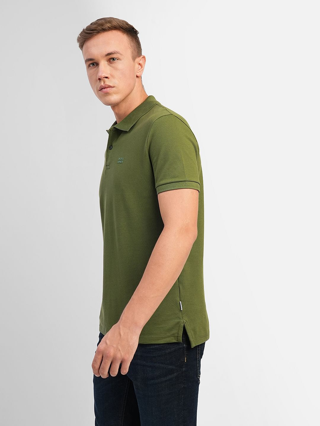 Green Polo Neck T-shirt