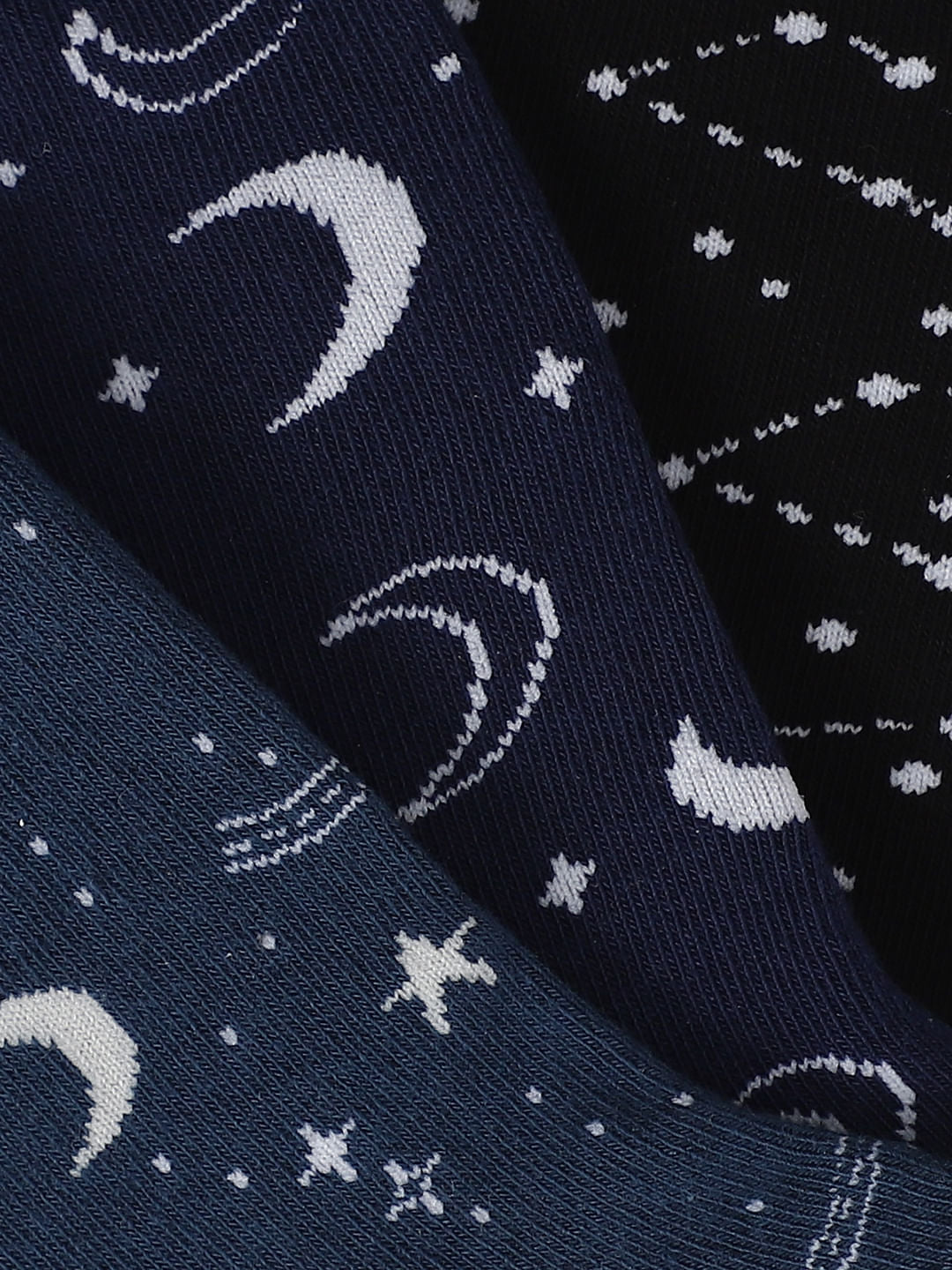 Pack of 3 Space Print Socks