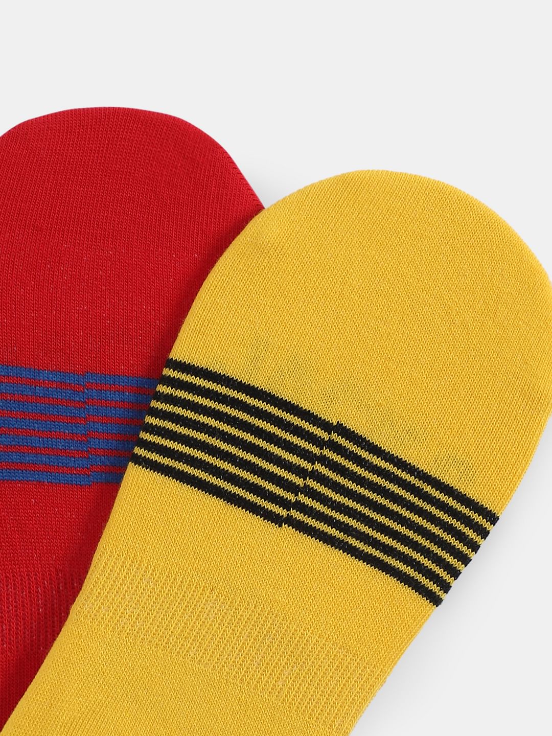 Pack of 2 Printed No-Show Socks