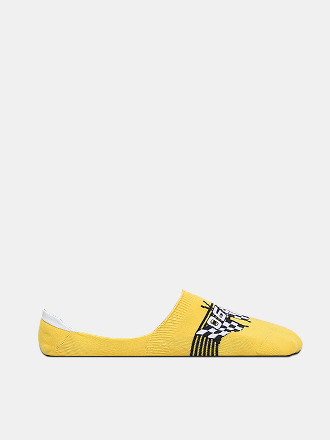 Pack of 2 Printed No-Show Socks