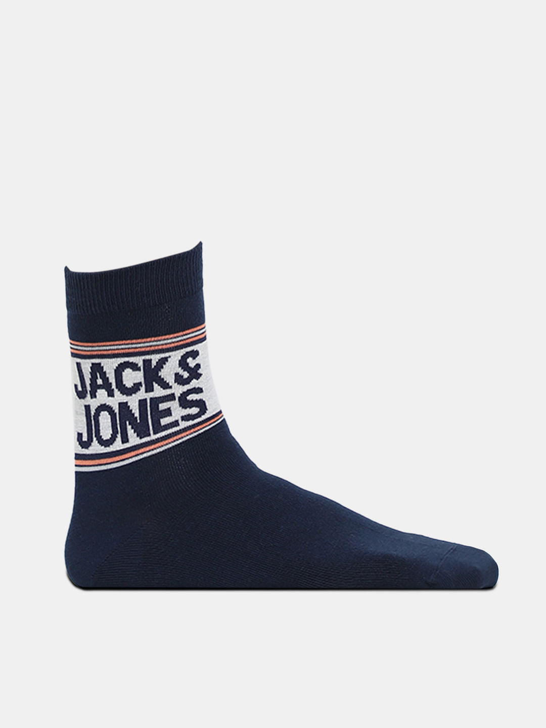 Pack of 2 Logo Print Mid-Length Socks
