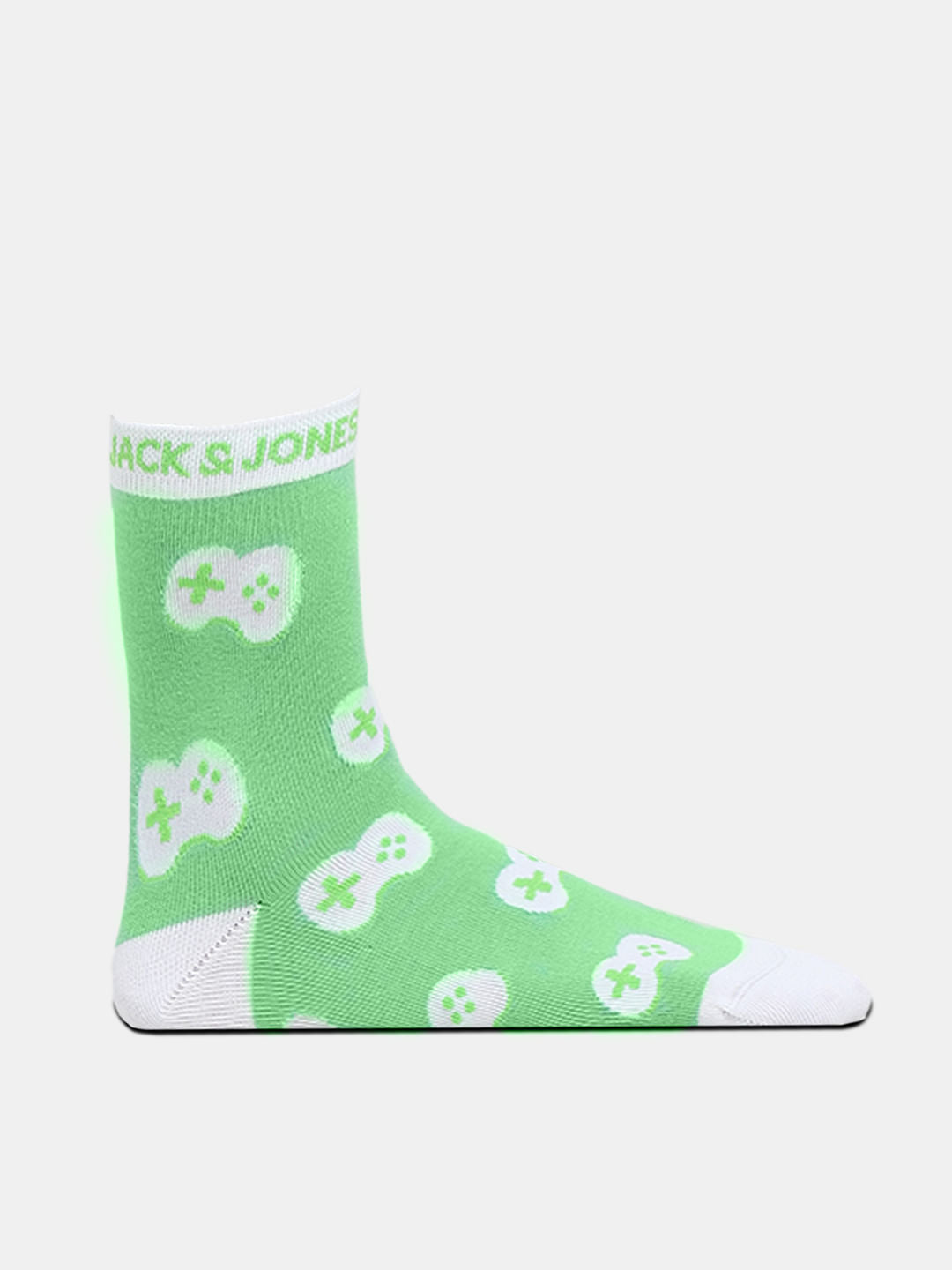 Pack of 2 Printed Mid-Length Socks